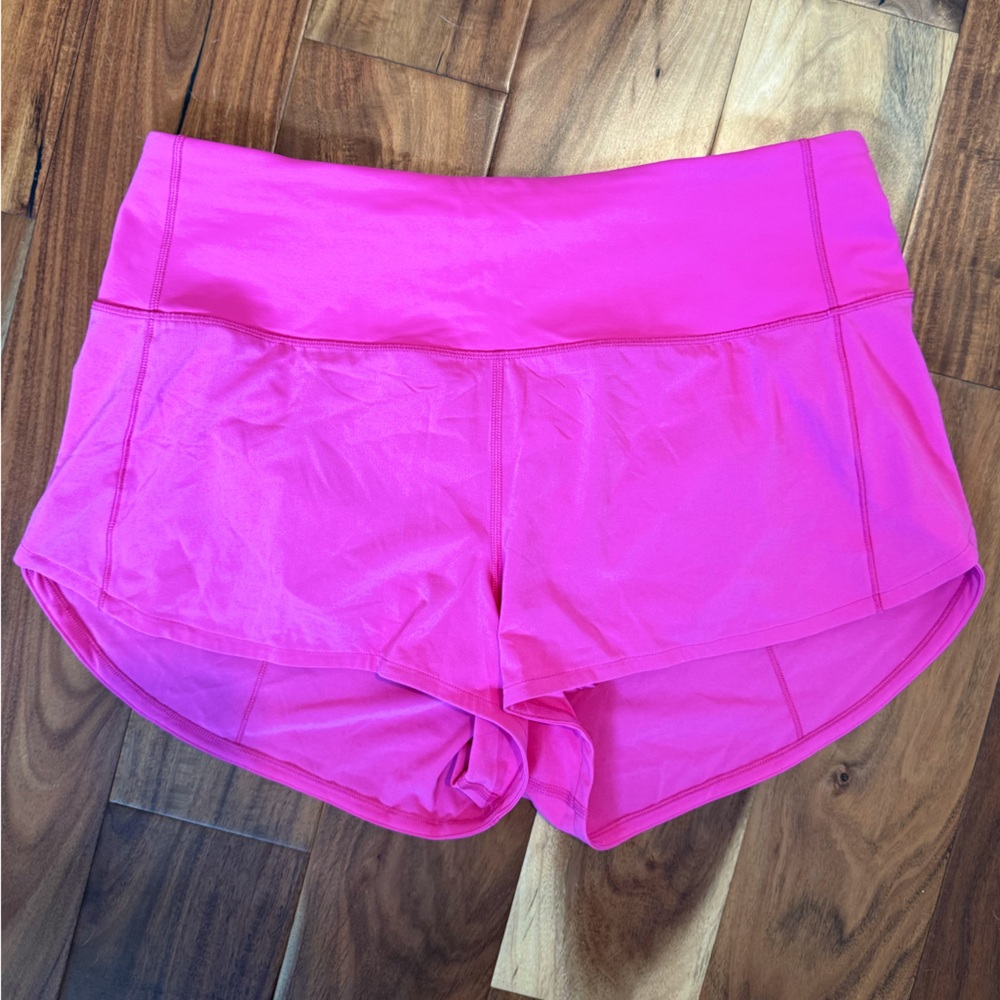 lululemon athletica Hot Pink Shorts (new)